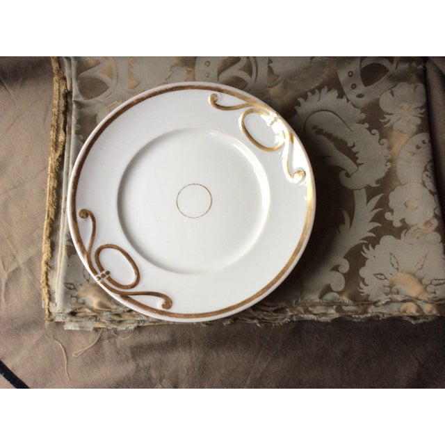Ceramic Mid-19th Century Haviland Limoges "Anneau D'Or" Wedding Cake Plate - Trousseau Porcelain For Sale - Image 7 of 7