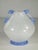 Blue White and Blue Pulegoso Murano Glass Vase from Seguso, 1930s For Sale - Image 8 of 8