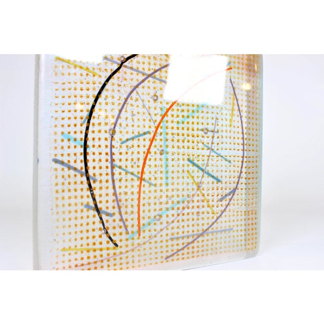 Glass Pop Art Design Block For Sale - Image 9 of 11