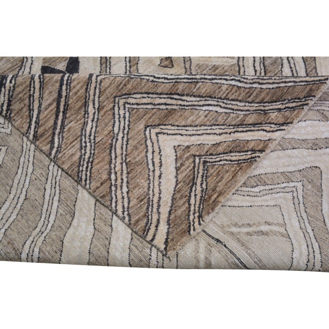 Moroccan Sheba Hand Knotted Wool Rug, 11'9''x14'9'' For Sale In New York - Image 6 of 6