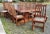 Mahogany Dining Set, 1970s, Set of 17 For Sale - Image 3 of 13