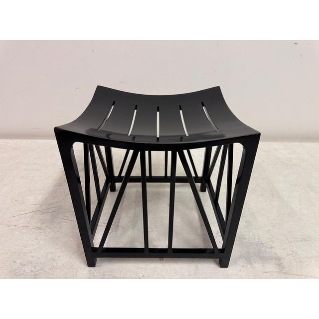 Black Thebes Style Stool, 1990s For Sale - Image 12 of 14