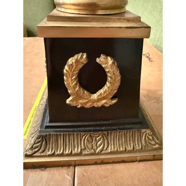 Gran Tour Style Metal Tall French Empire Neo-Classical Obelisk Statuette For Sale In Greenville, SC - Image 6 of 8