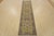 Farmhouse Kazak Runner 2’8” X 9”9” Gray Wool Tribal Hand-Knotted Oriental Rug For Sale - Image 3 of 13