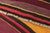 Textile Vintage Shahsavan Persian Kilim With Vibrant Polychromatic Stripes - Rug & Kilim For Sale - Image 7 of 7