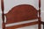 Traditional Henkel Harris Cherry Queen Sized Rice Carved Poster Bed For Sale - Image 3 of 16