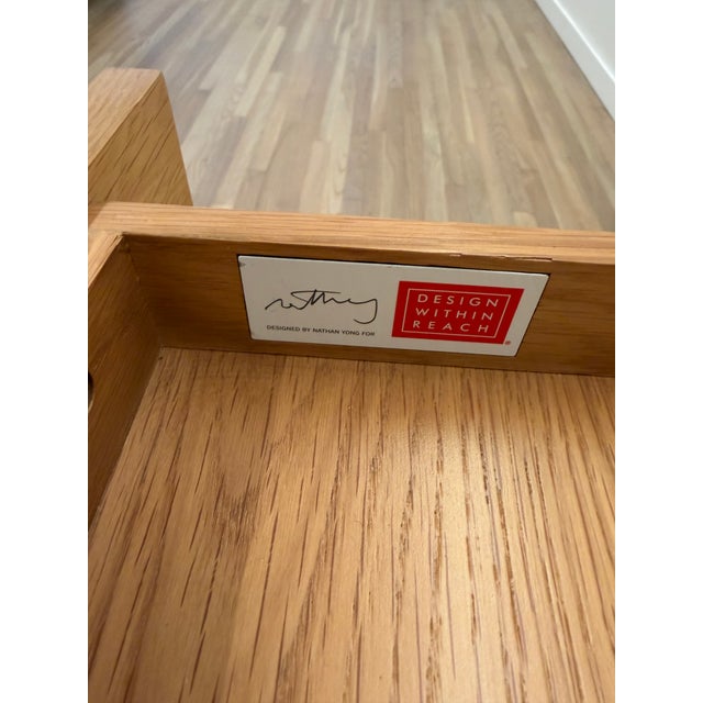 Wood Design Within Reach Line Mini Desk (Oak) For Sale - Image 7 of 12