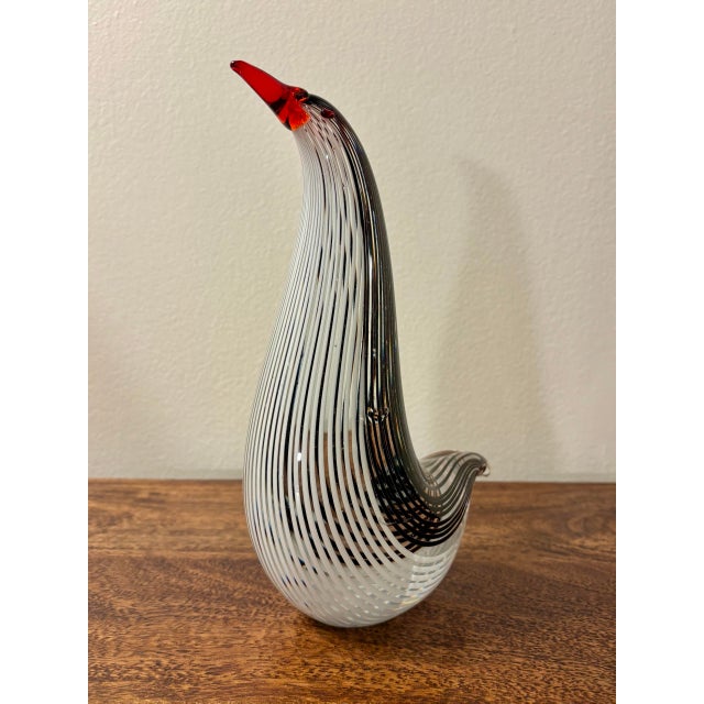 1950s Vintage Murano Glass Bird Sculpture, Attributed to Dino Martens For Sale - Image 5 of 8