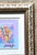 Pink Vintage Boho Peter Max Hand Painted Serigraph For Sale - Image 8 of 12
