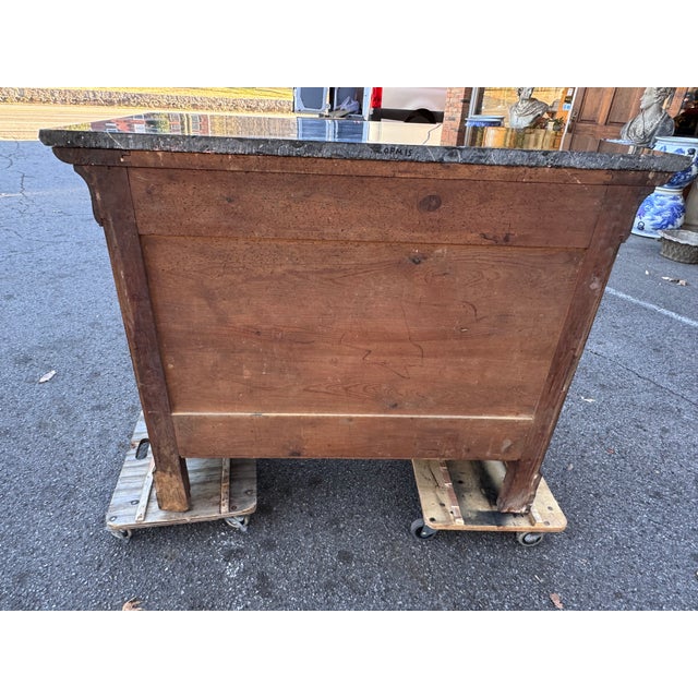 19th Century French Chest of Drawers With Marble Top For Sale - Image 9 of 12