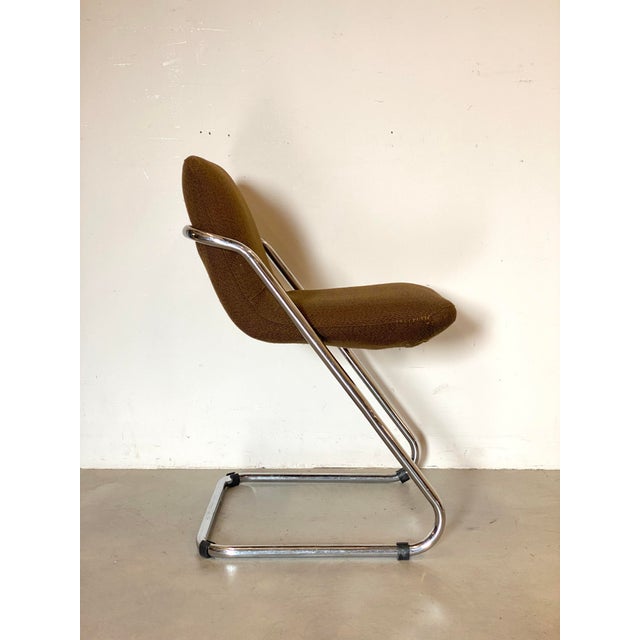Vintage Steel Dining Chairs, 1970s, Set of 6 For Sale - Image 11 of 15