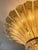 Glass Large Italian Murano Gold Palm Leaf Chandelier, 1970 For Sale - Image 7 of 14