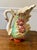 This substantial sized Majolica swan vase/pitcher is a decorative focal point that embodies the spirit of the Art Nouveau...