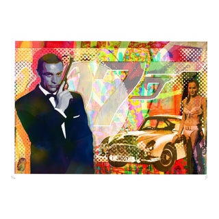 Vincent Sabatier, James Bond, 2019, Silkscreen For Sale