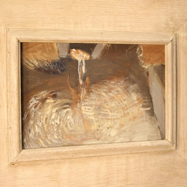 Italian Artist, Study on the Source of Giacomo Soffiantino, 1970, Oil on Board For Sale - Image 4 of 13