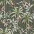 SAMPLE - Boråstapeter Jungle Friends Wallpaper In Pewter Green For Sale