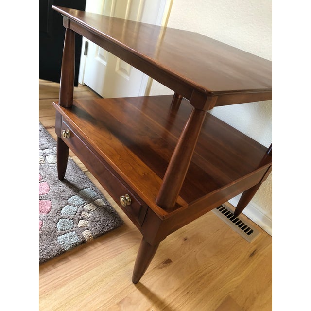 Willett "Transitional Cherry Collection" MidCentury Modern End Table Chairish