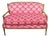 Fine 1950s Hollywood Style Velvet Settee For Sale