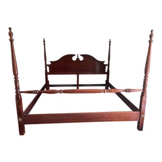 Vintage Thomasville 4-Post Bedframe For Sale