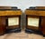 1950s Pair of Art Deco Nightstands with Columns, Ebonized Wood and Figured Veneer For Sale - Image 10 of 10