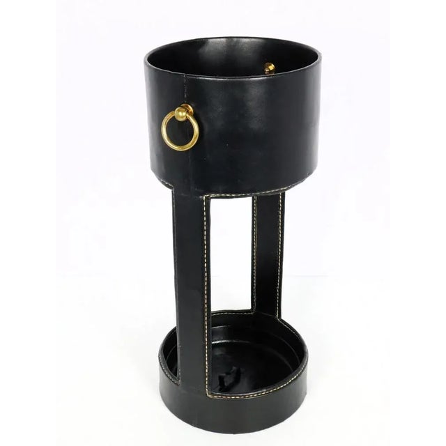 Vintage Umbrella Stand by Jacques Adnet, 1950 For Sale - Image 13 of 13