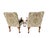Chippendale Pair of 1870 Chippendale Needlepoint Tapestry Chairs For Sale - Image 3 of 8