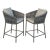 Four Hands Porto Outdoor Bar Stools, Pair For Sale
