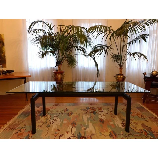 Black LC6 Dining Table by Le Corbusier for Cassina For Sale - Image 8 of 8