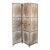 1960s Buri Rattan 3 Panel Screen For Sale