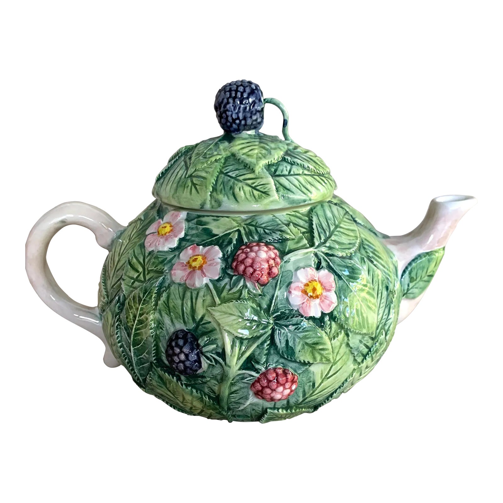 Vintage HandPainted Tea Pot, Made in Italy Chairish