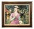 Impasto Impressionist Oil on Canvas of Woman With Rose Attributed to Dietz Edzard For Sale