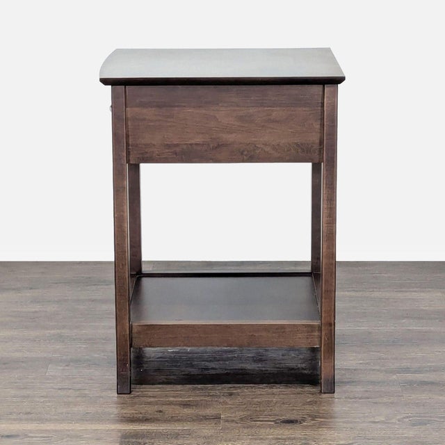 Baronet One Drawer Nightstand With Open Shelf For Sale - Image 4 of 10