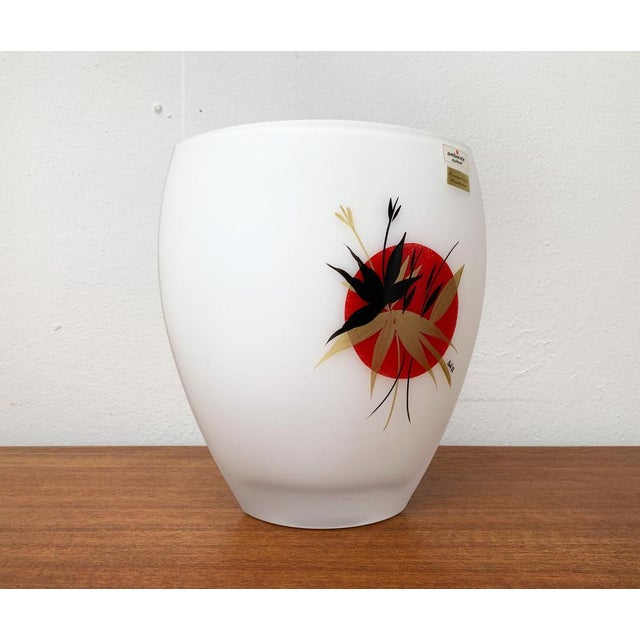 Postmodern German Glass Table Lamp and Vase Set from Ambiente Schott Zwiesel, 1980s, Set of 2 For Sale - Image 4 of 18