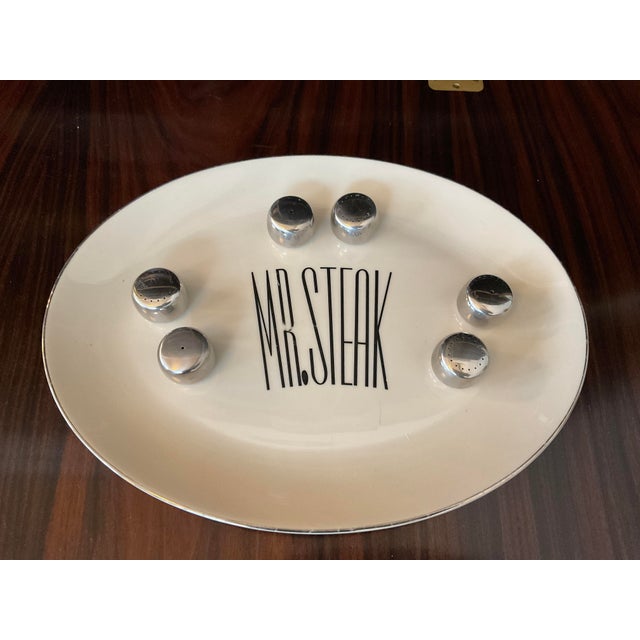 Mid 20th Century Jensen Salt and Pepper Shakers Set a Pair