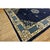 1900s Blue Classic Greek Key Swastika Anitque Chinese Peking Wool Room Size Rug For Sale - Image 4 of 10