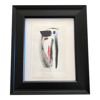 “2.0” Abstract Brushstrokes on Paper For Sale