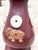 This is a rare Antique Chinese Wine Red Lacquer Wood Vase With Jade Ring Handles. Circa 1900, it’s in very good condition...