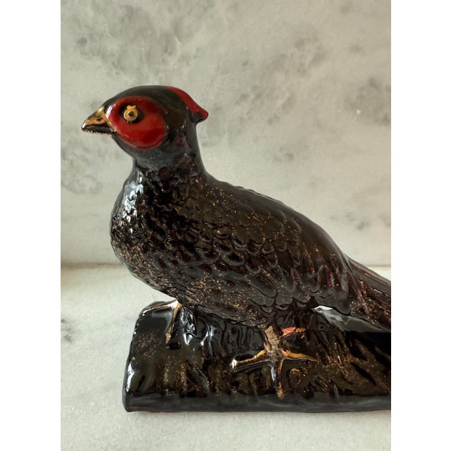 Mid Century Modern Ceramic Pheasant Figurine For Sale - Image 4 of 10