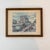 Dark Gray Mid-Century Arno Paris Notre-Dame Bouquinistes Framed Art Print For Sale - Image 8 of 8