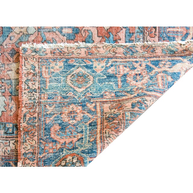 Early 20th Century Persian Heriz Rug For Sale - Image 14 of 15