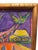 Wood Mid-Century Modern Fauvist Style Tropical Signed Landscape Painting. For Sale - Image 7 of 8