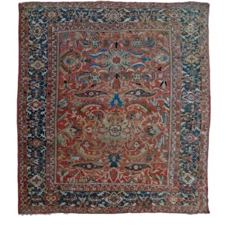 Antique Persian Ziegler Sultan Abad Rug For Sale