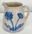 Farmhouse Antique McCoy Dandy Line Blue Daisy Design Stoneware For Sale - Image 3 of 13