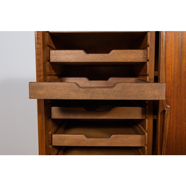 Mid-Century Model 13 Sideboard in Teak by G. Omann for Omann Jun, Denmark, 1960s For Sale - Image 9 of 18