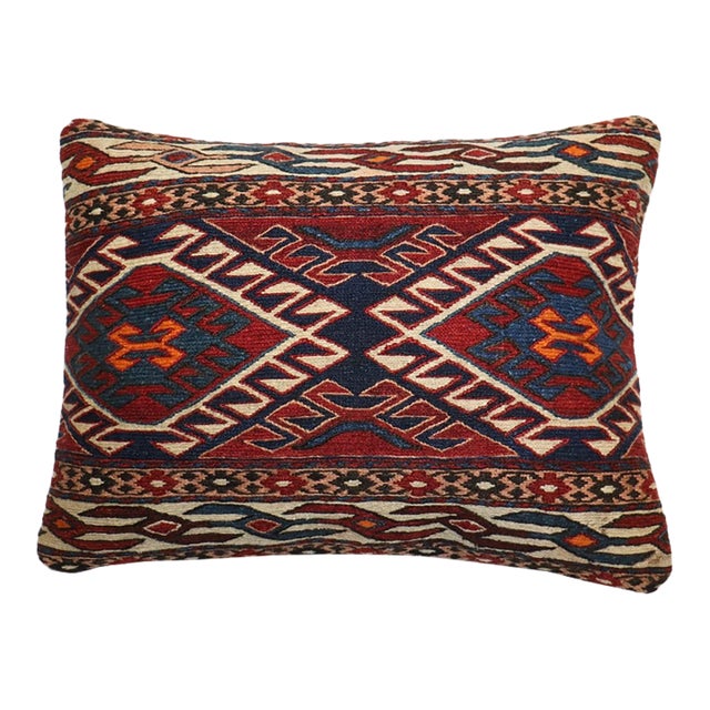 Early 20th Century Soumac Pillow For Sale