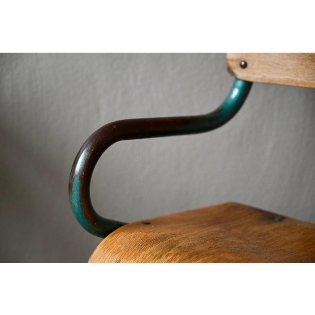 Mid-Century Modern Children's Desk and Chair, 1950s, Set of 2 For Sale - Image 12 of 18