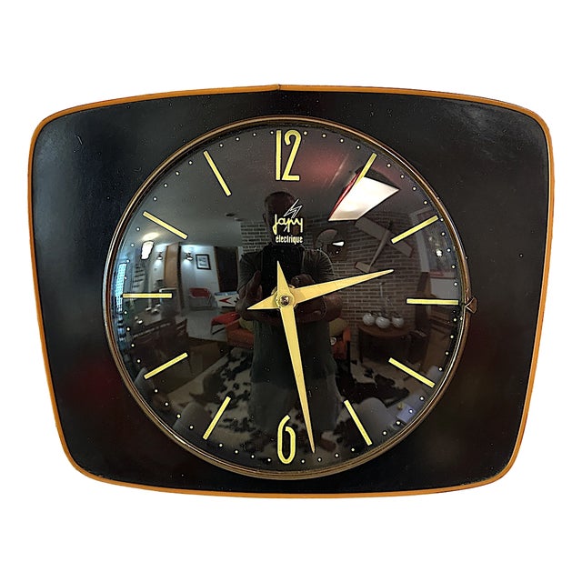 Wall Clock from Jaz Électrique, France, 1960s For Sale