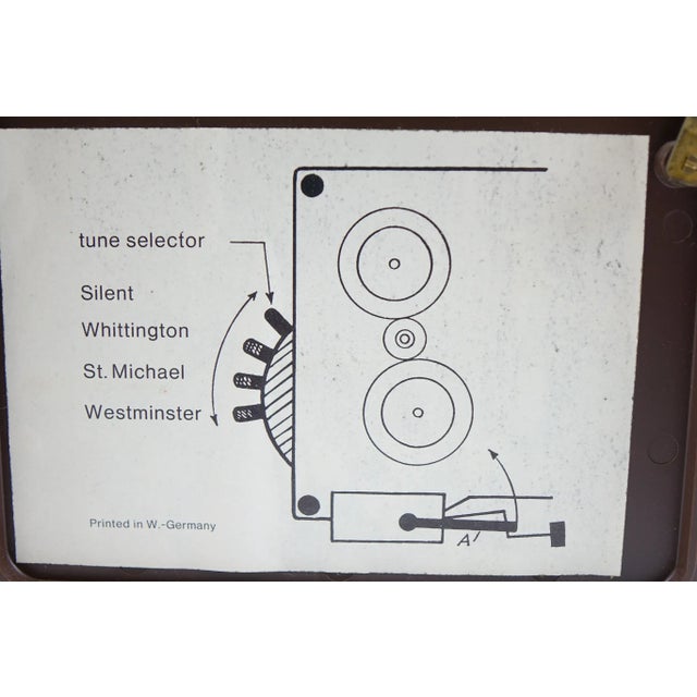 1960s Tradition Mantel Clock For Sale - Image 6 of 8