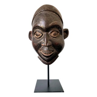 Helmet Crest Ngoin Mask from Cameroon Africa For Sale