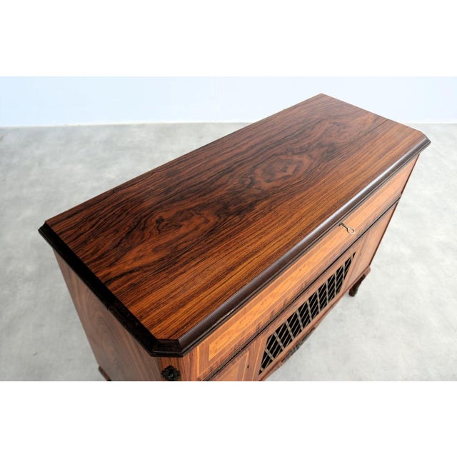 Gustavian Audio Cabinet, 1950s For Sale - Image 9 of 15